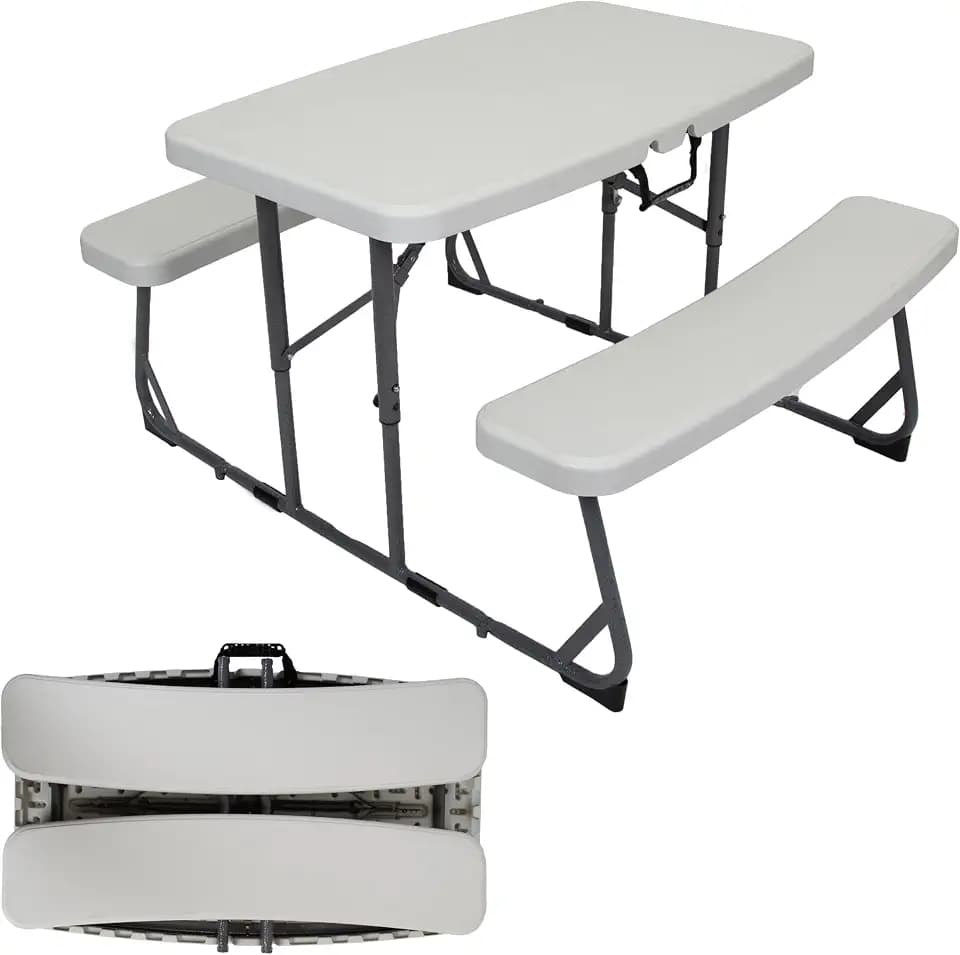 Stansport Compact Kids Picnic Table (G-940), White