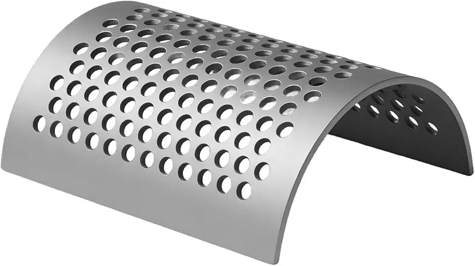 VEVOR Screen Mesh for Plastic Shredder, Steel Durable Mesh, 0.315 in/8 mm High-Precision Aperture Screen, Compatible with Model 180 Plastic Grinder, Suitable for Small Particle Recycling