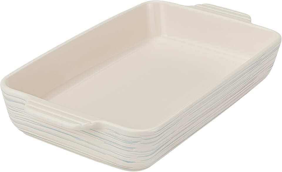Pyrex 2QT (7" x 11") Rectangular Ceramic Baking Dish with Handles