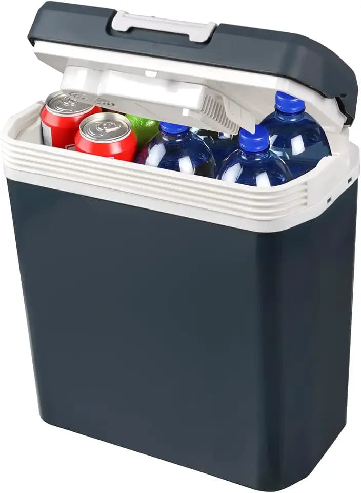 Tristar Thermoelektrische Kühlbox - 20 L - Ideal für Camping und Lange Reisen - 12- und 230-V-Steckdosen - 2 Modi - Kühlt & wärmt - KB-7520