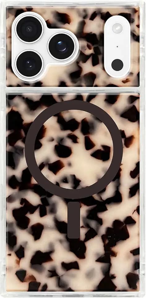 Flaunt Official Square iPhone 17 Pro Max Case - Blonde Tortoise Shell