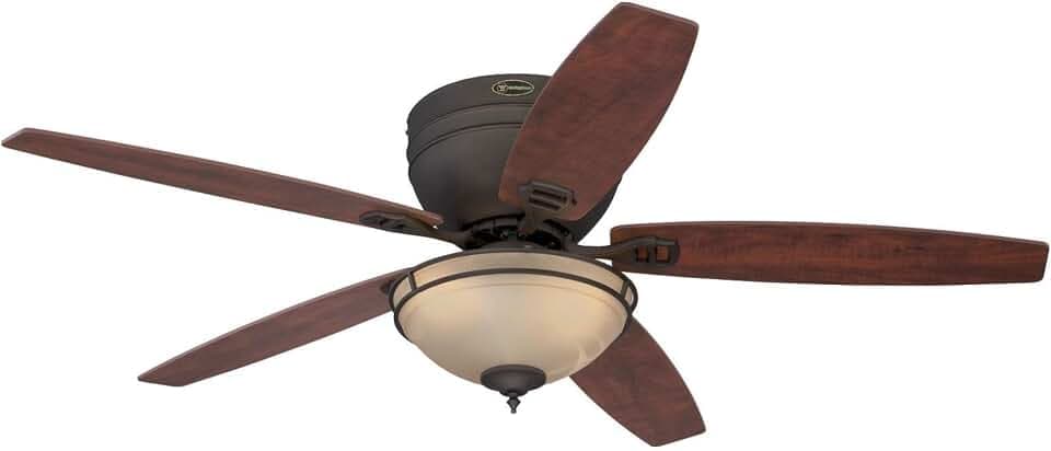 Westinghouse 7209600 Ceiling Fan with LED Light, 52-Inch, Brushed Nickel