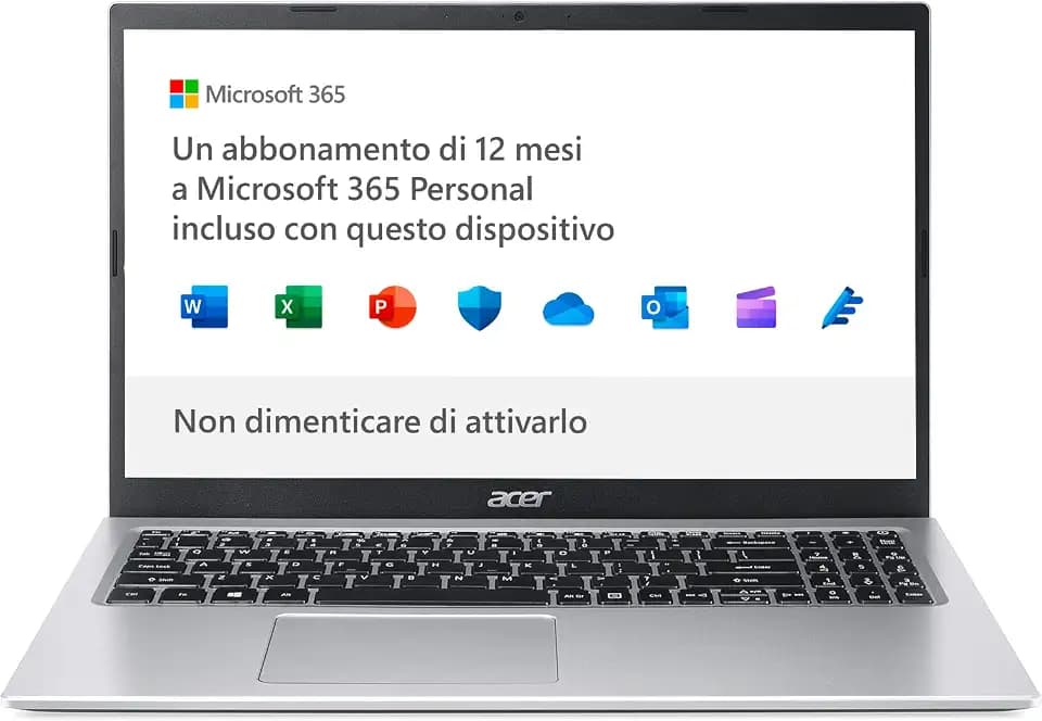 Aspire 1 A115-32-C56R Cel N4000 N4500 1.1GHz 4GB/128 15.6in FHD HD(0.9) UHD WiFi 5 BT 5.0 W11S64 Clamshell Silver
