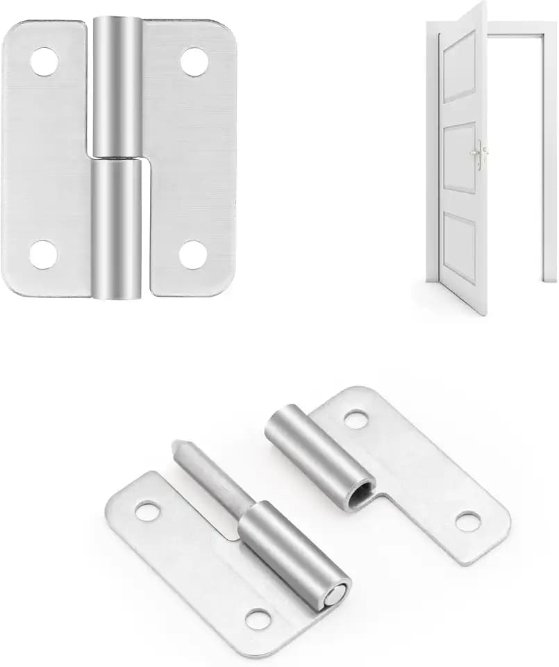 2.5Inch Lift Off Hinge, Stainless Steel 304, Left Hand 4 PCS