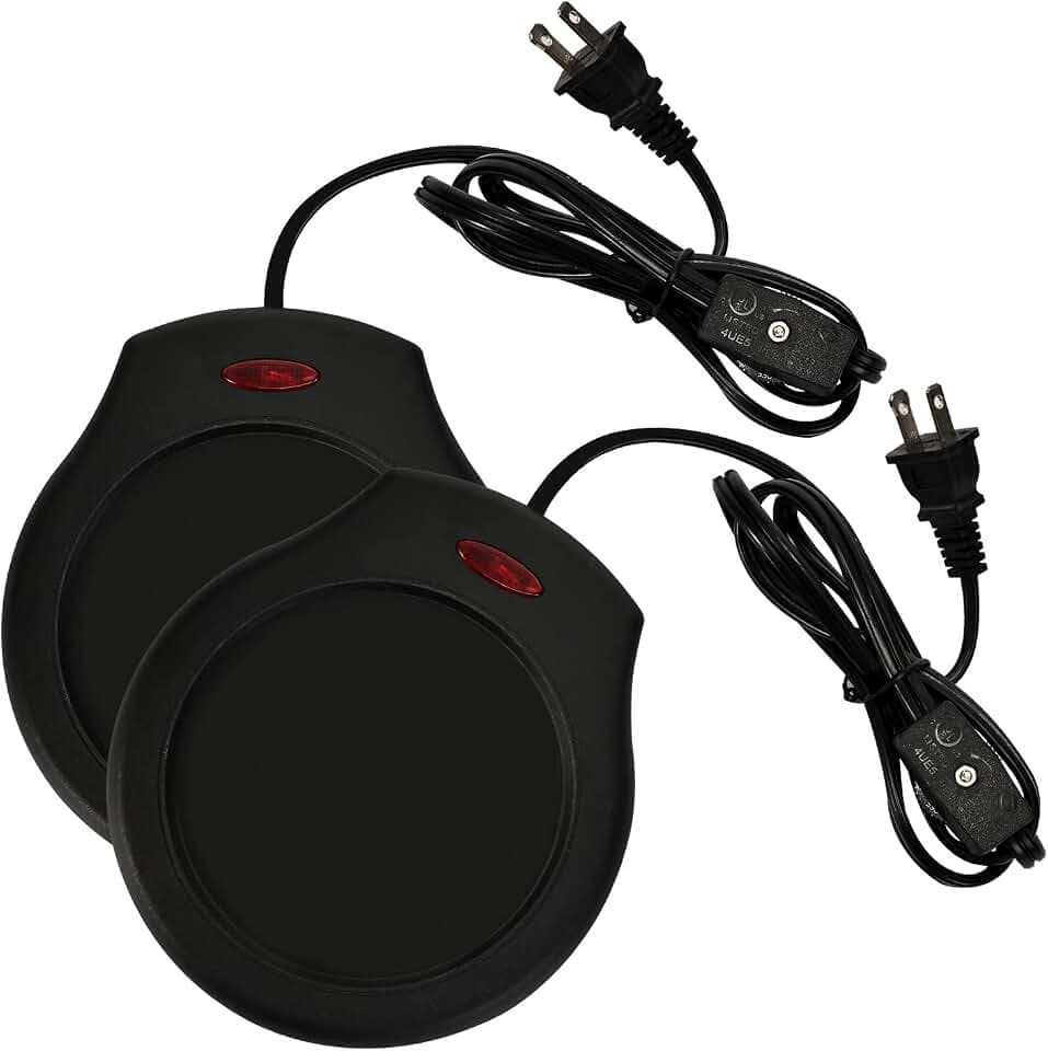 ASAWASA 2Pcs Candle Warmer Plate and Mug Warmer for Large Jar