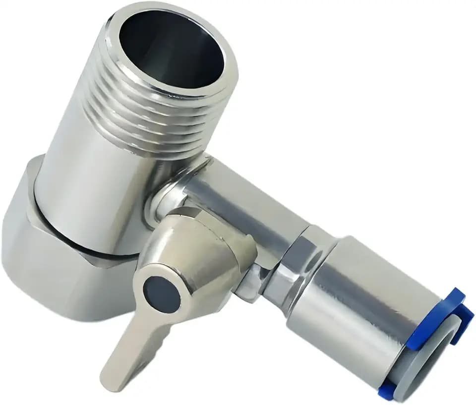 Stainless Steel 1/2"x1/2"x3/8" Tee Stop Valve