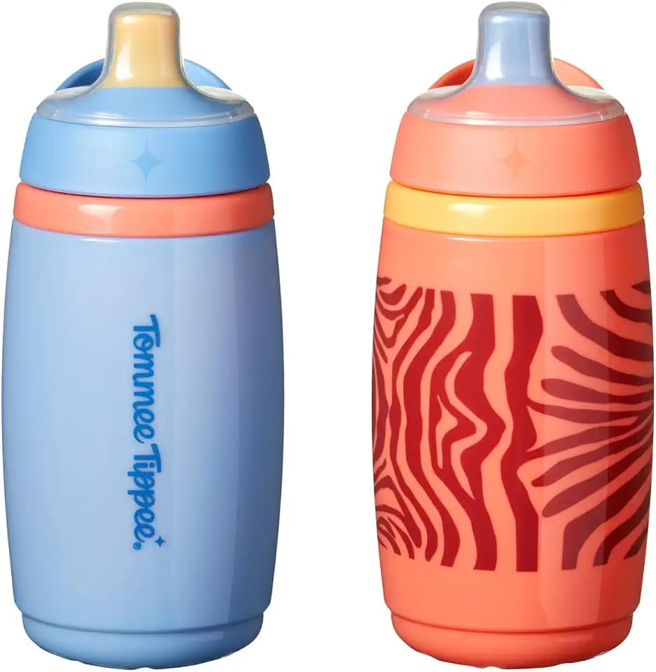 Tommee Tippee Active Spout Toddler Cups, 1-3 Years, Insulated, 9oz