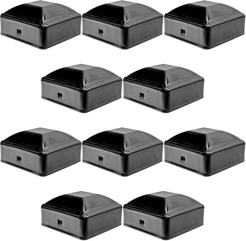 Jake Sales Black Ornamental Wrought Iron Fence Post Cap, 2"x2 Post 10-ct