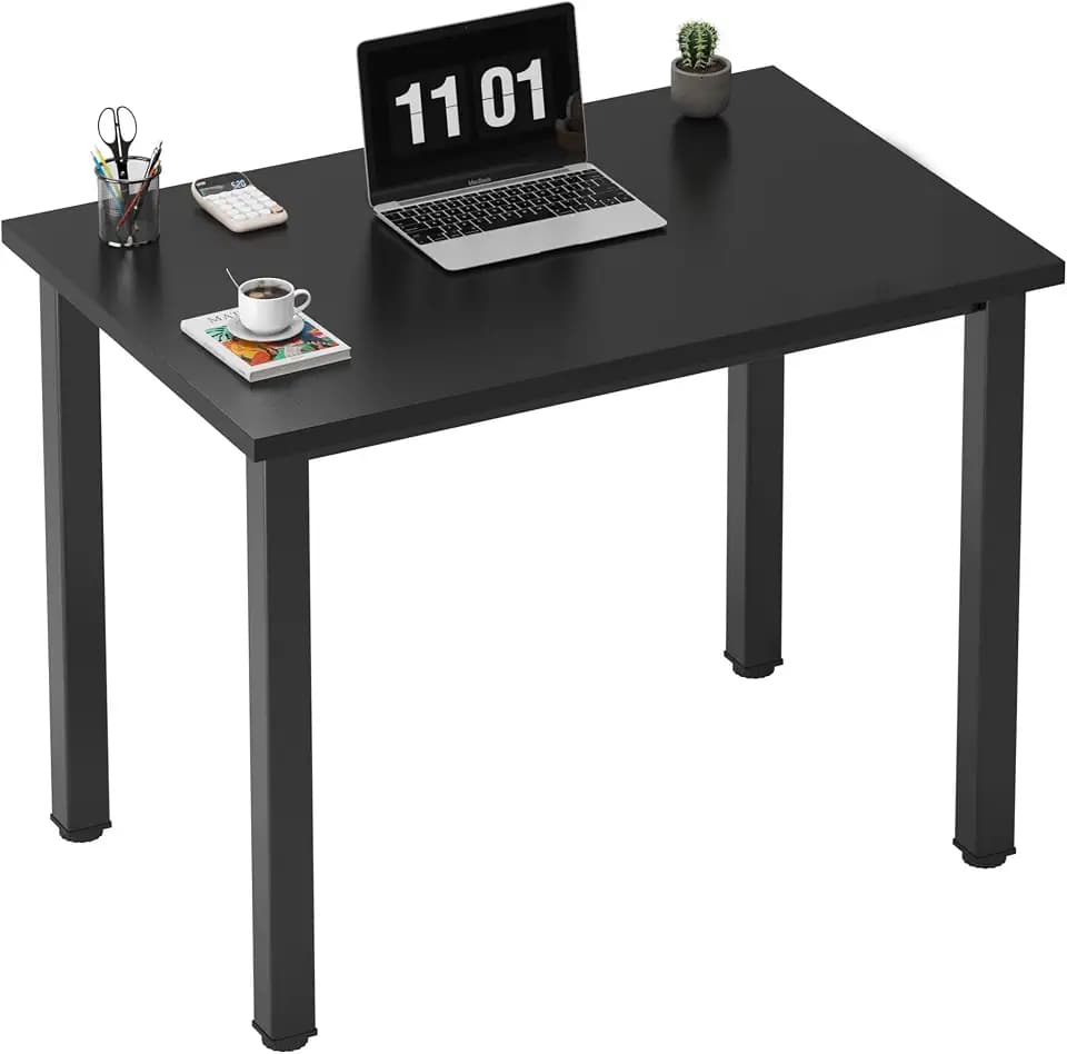 Need Small Computer Desk, 31.5 Inch Sturdy Writing Table, Narrow, Black