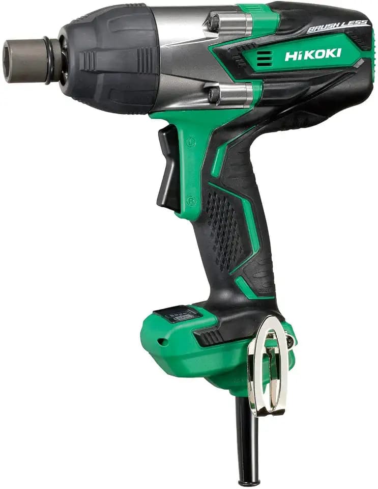 HIKOKI Schlagschrauber WR16SEWBZ, Werkzeugaufnahme: 1/2 Zoll, (370W, 240V, Max. Festdrehmoment: 200/250/300/360 Nm, M12-M22 Schrauben/Bolzen Ø, Brushless, Zubehör: ohne Transportkoffer, im Karton)