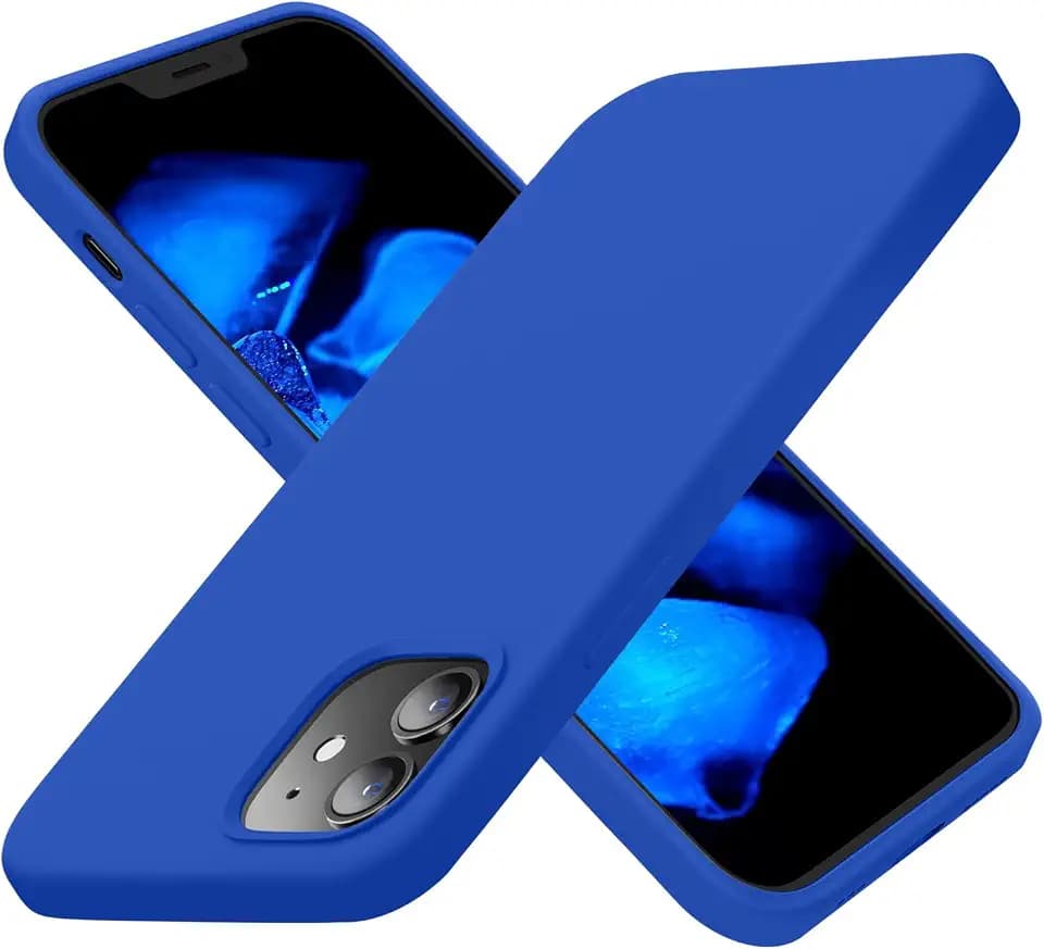 Cordking Designed for iPhone 12 Case/iPhone 12 Pro Case, Klein Blue