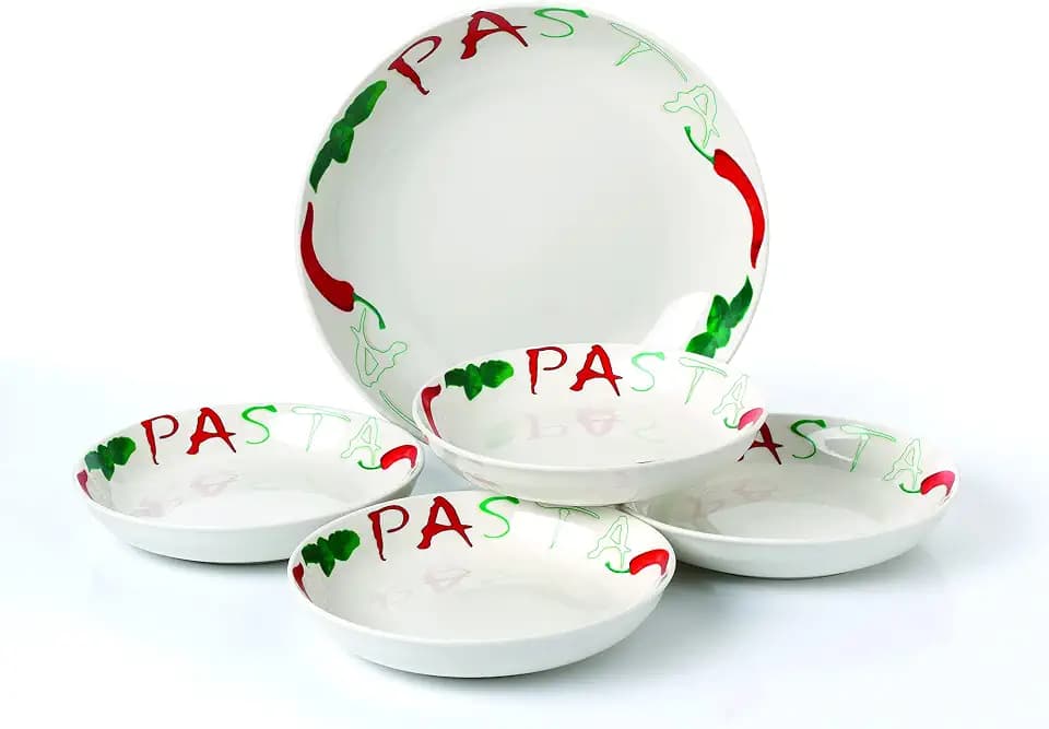 Familia 5 Piece Pasta Set by Lorren Home Trends