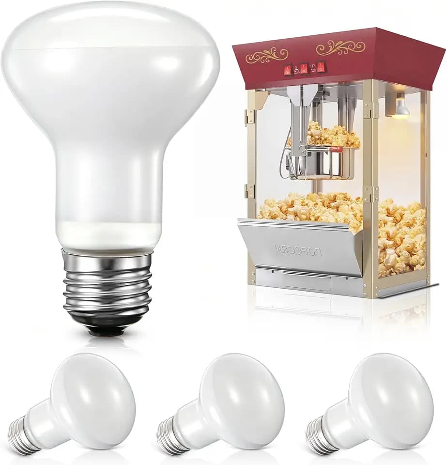 4 Pack 50W 120V R20 Popcorn Machine Light Bulb Replacement