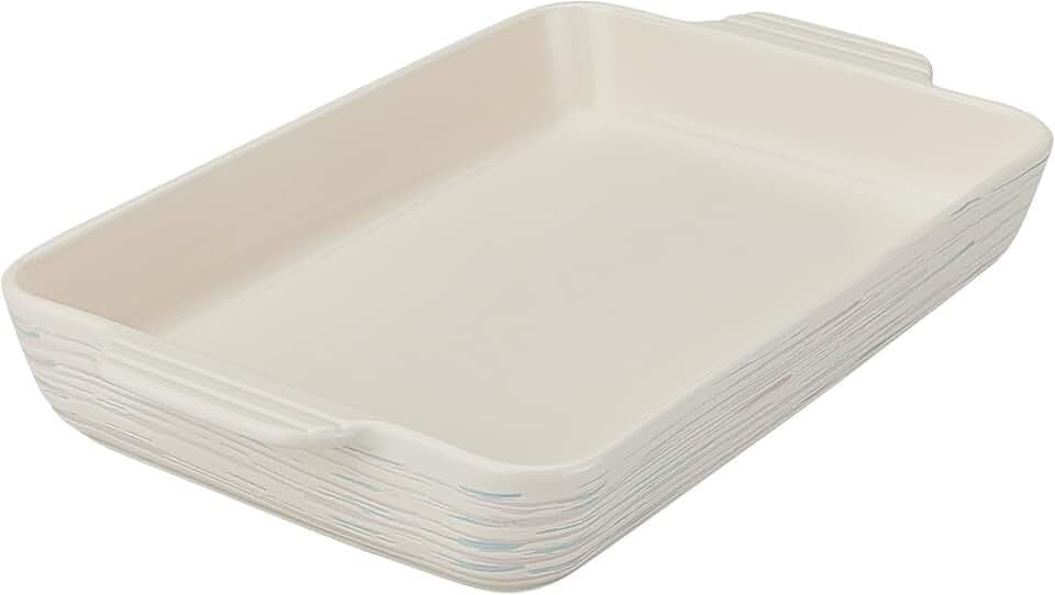 Pyrex 3QT (9" x 13") Rectangular Ceramic Baking Dish, Casserole Dish