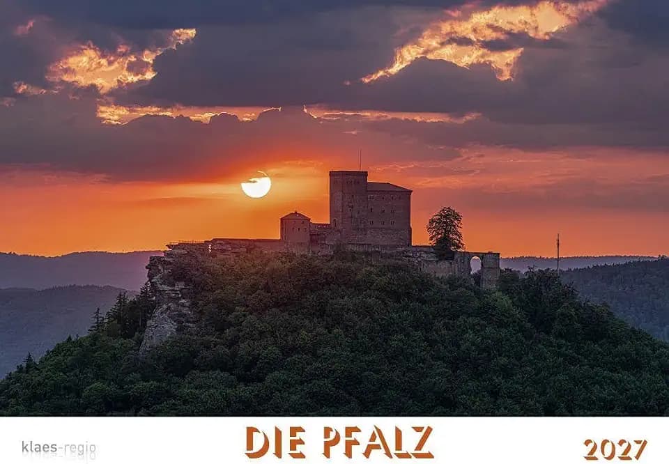Die Pfalz 2027 Bildkalender A4 quer, spiralgebunden