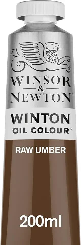 Winsor & Newton Winton Oil Color, 200ml Tube, Raw Umber