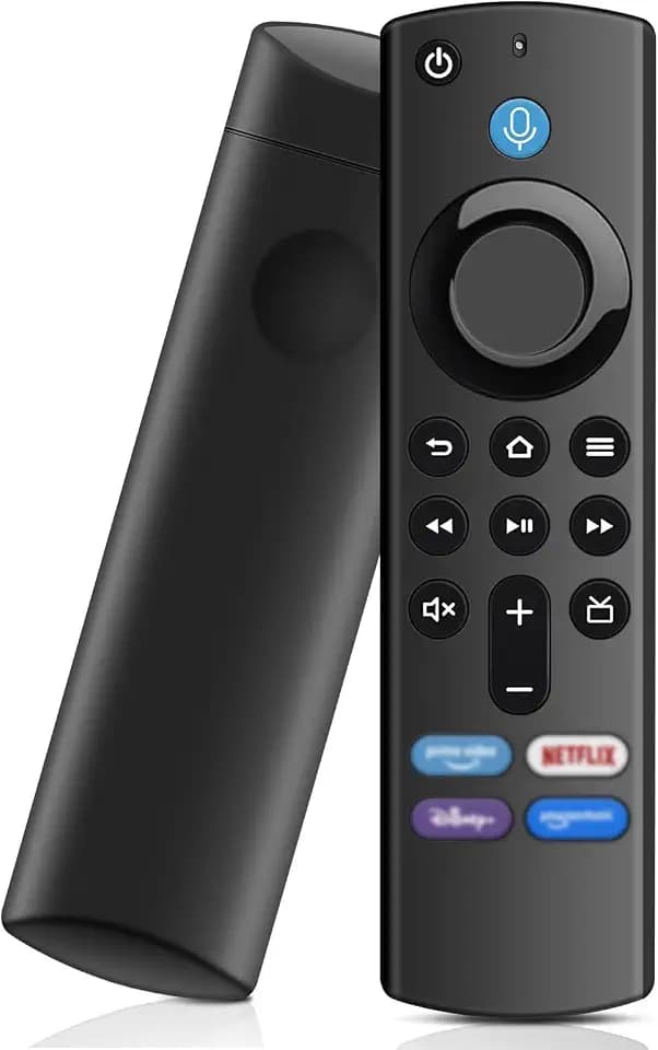 Ersatz‑Sprachfernbedienung L5B83G, Bluetooth‑Fernbedienung für Insignia und Toshiba Smart‑TV, Europäische Version, 4 Kurztasten, 10 m Übertragungsreichweite, kompatibel mit TV‑Cube 2./3. Generation