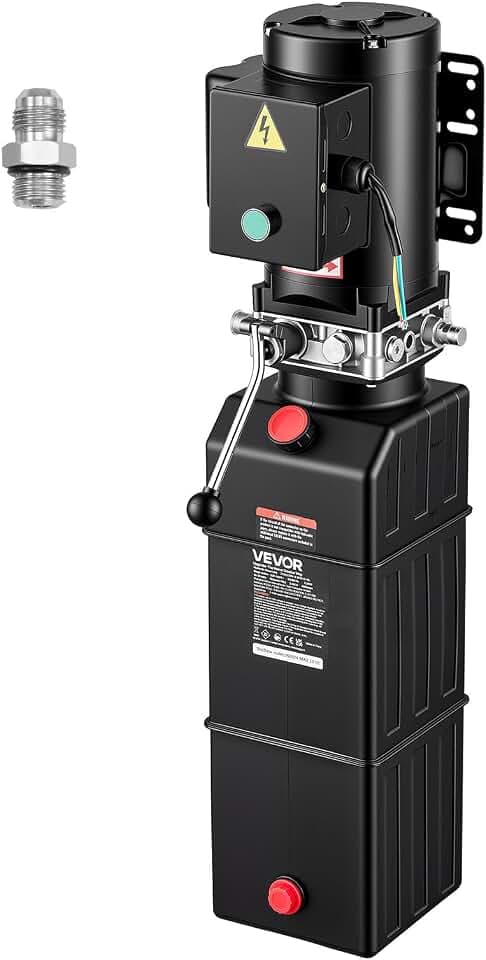 VEVOR 15 Quart Hydraulic Pump 2.2KW AC 220-240V Hydraulic Dump Trailer Pump