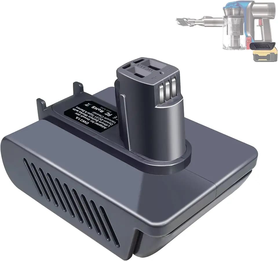TPDL Adapter for Dewalt Battery to for Dyson Type A DC31 DC34 DC35 DC44 DC45 for Dyson Handheld Cordless Vacuum Animal 917083-01(Not fit All Type B Model, not for DC44 MK2)