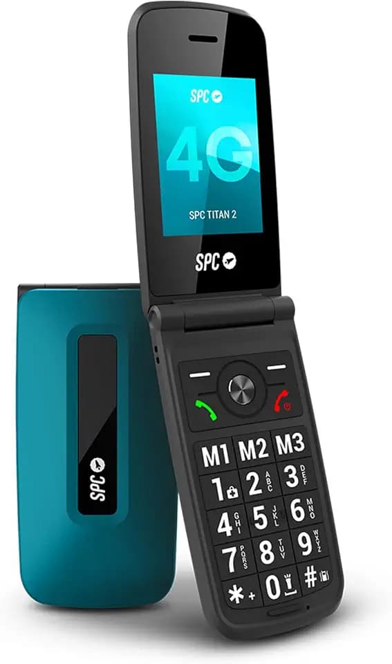 SPC Titan 2 - Seniorenhandy, große Tasten, 4G, Blau