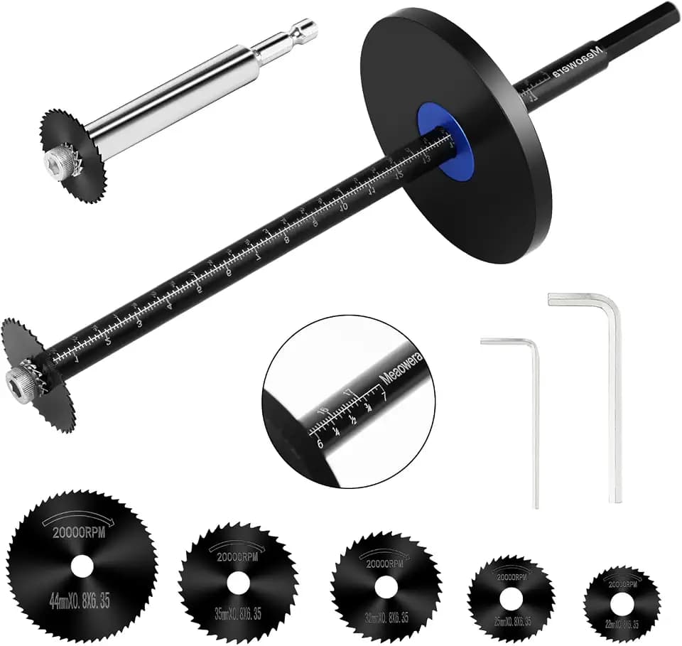PVC Pipe Internal Cutter, 7-Inch Adjustable Depth Guide, 360° Rotating