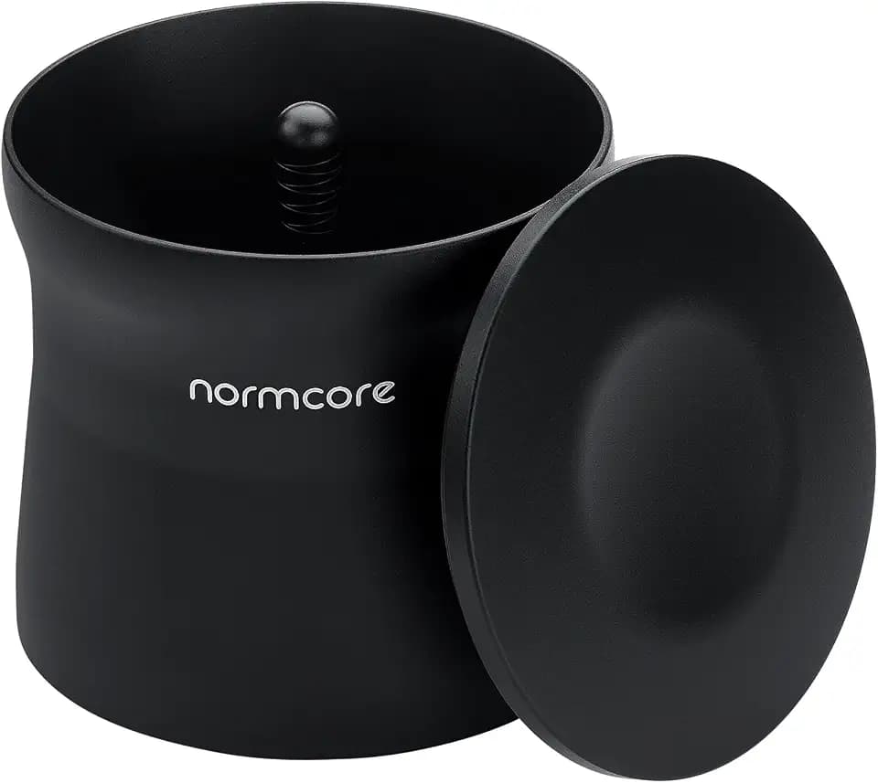 Normcore 54mm Magnetic Dosing Cup, Espresso Dosing Cup, Barista Coffee Grinder Dosing Tools Fit 54mm Breville Sage Portafilter Basket, Matte Black Anodized Aluminum