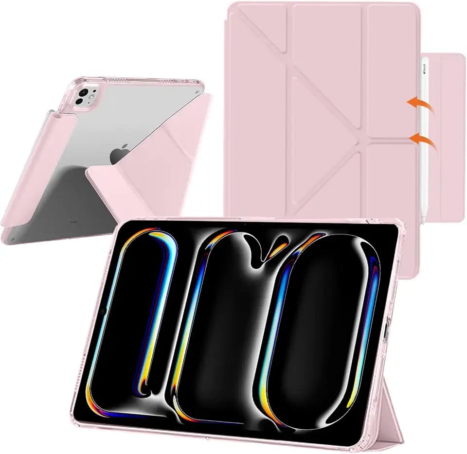 Tablets Hülle für iPad Pro 13 Zoll (2025/2024) (Rosa)