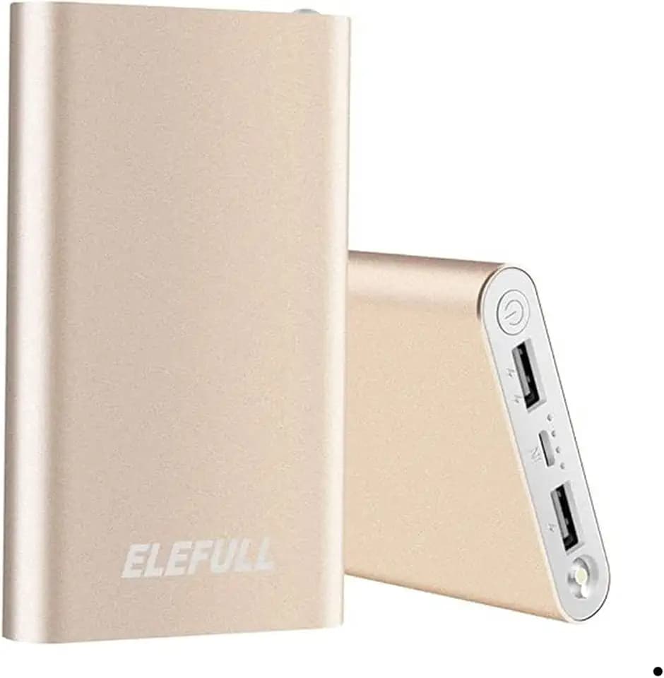 Power Banks 10000 mAh, gold 10.00W, 5.00V