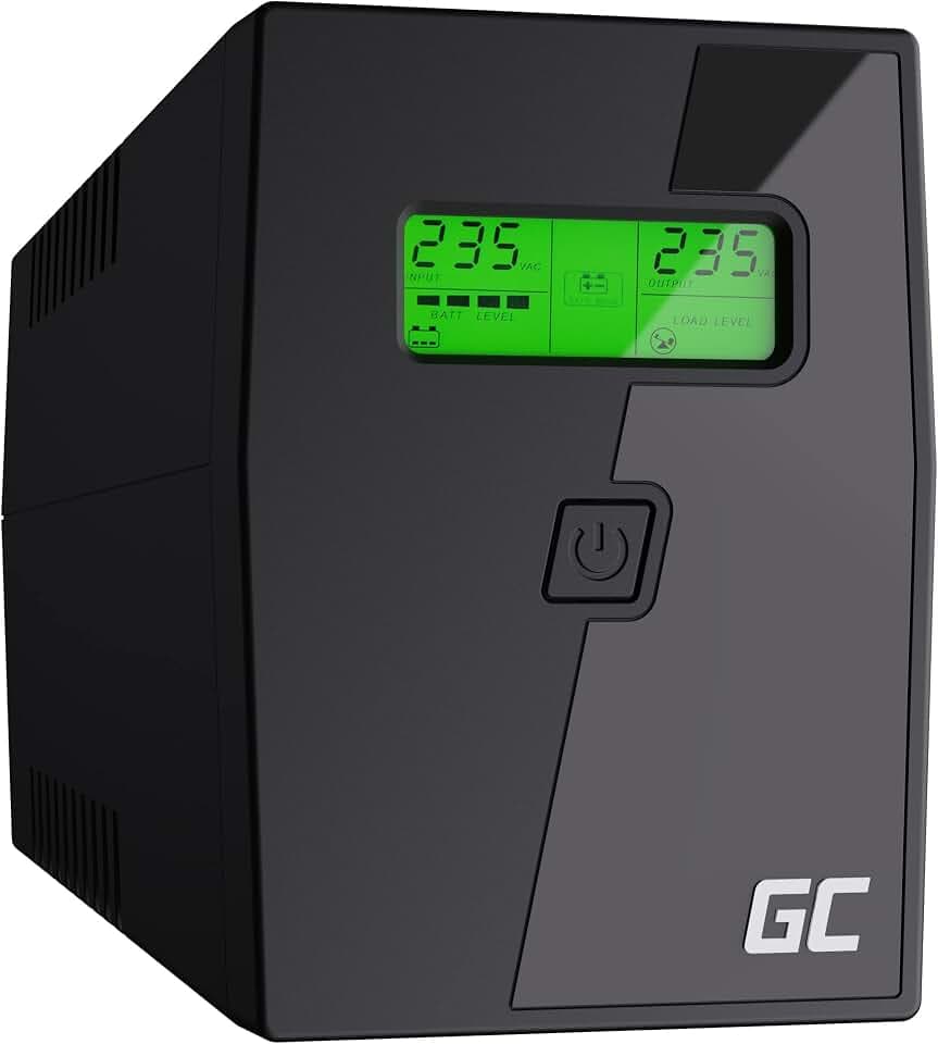 Green Cell USV 800VA 480W Line-Interactive 230V, AVR, LCD-Display