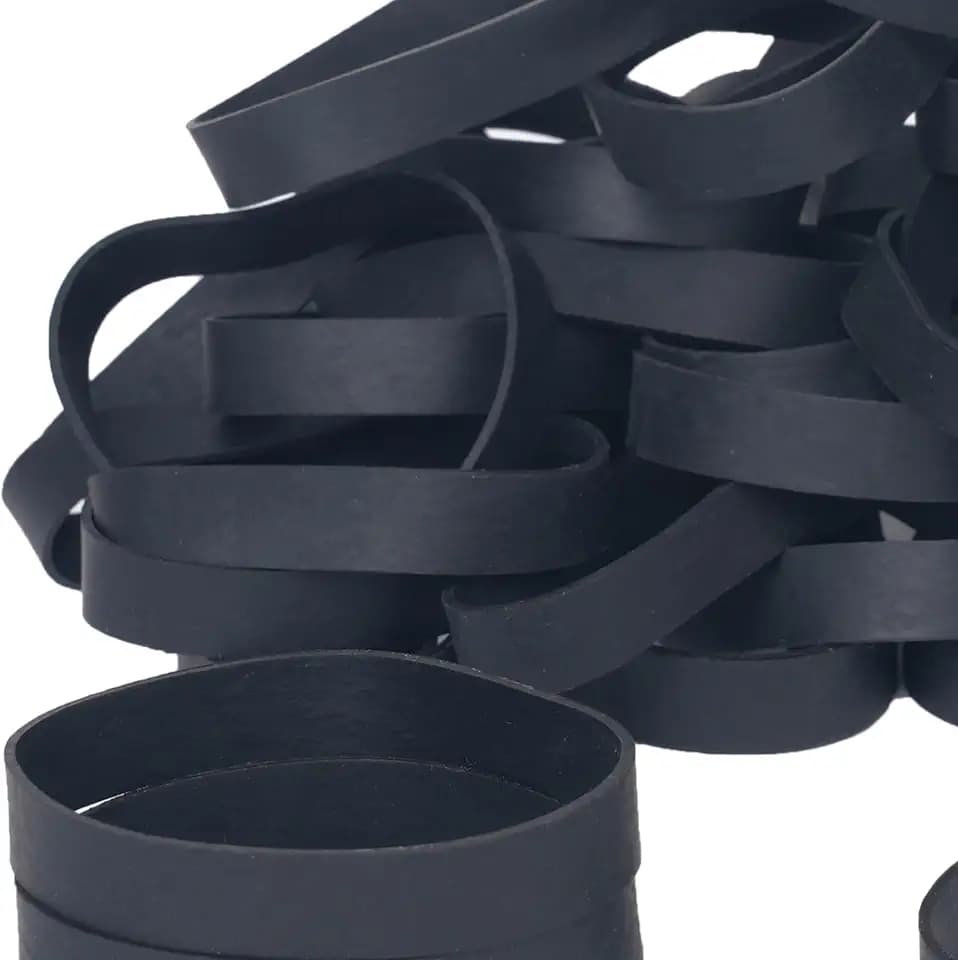 Rubber Bands 50pcs Size 84 Tactical Wide Heavy Duty Elastic Band Black