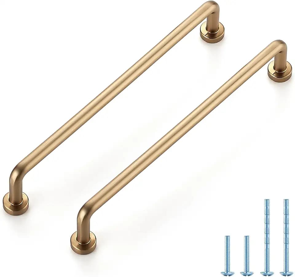JOY DECOR Champagne Bronze Cabinet Pulls Cabinet Handles 6-1/4 Inch, 2 Pack