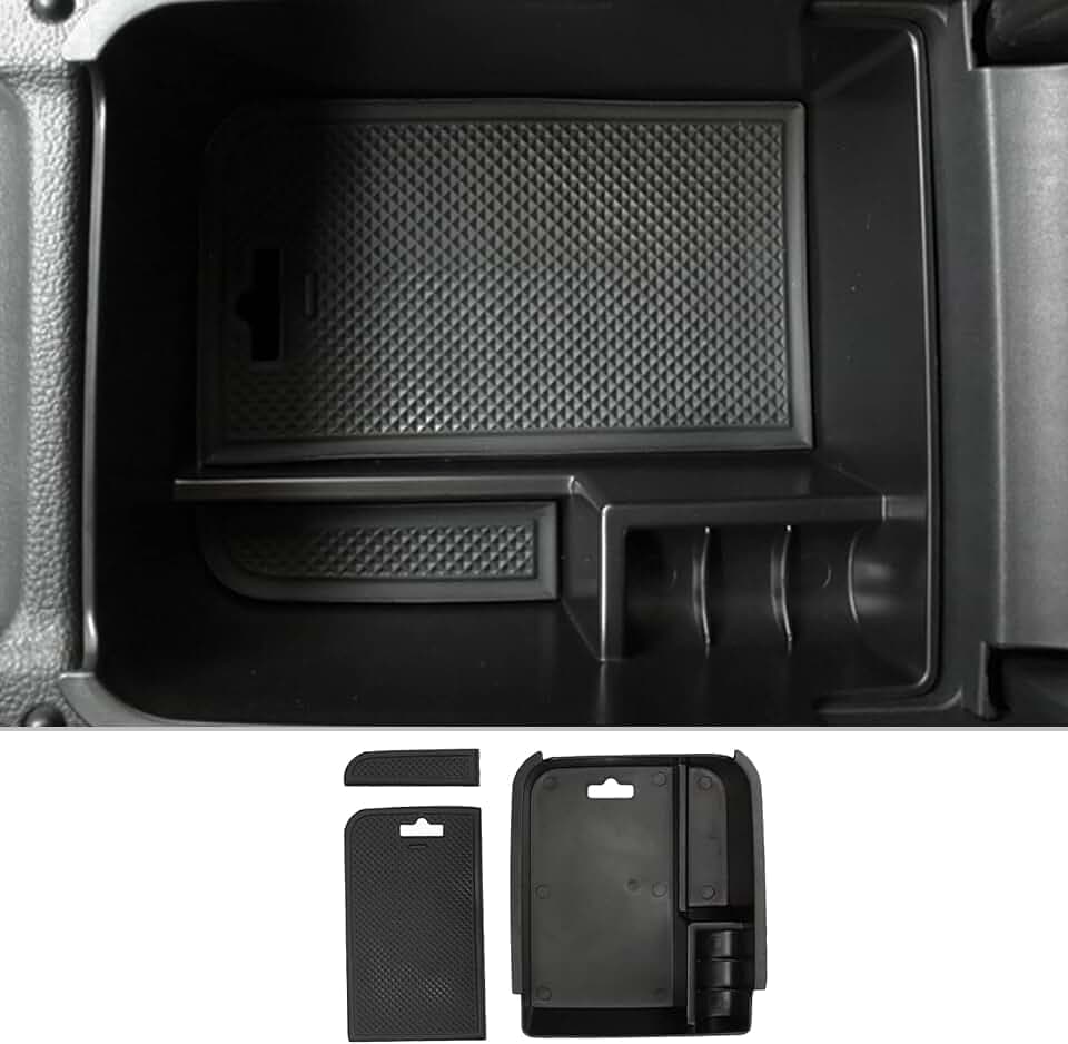 CDEFG Mittelkonsole Armlehne Aufbewahrungsbox kompatibel mit VW Touran 2 5T 2015+ Armlehnen Organizer Handschuhfach Multifunktionaler Aufbewahrung Auto Center Console Tray Innenraum Zubehör