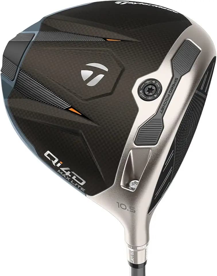 TaylorMade Golf Qi4D MAX Lite Driver Senior Mens Rotation Reax
