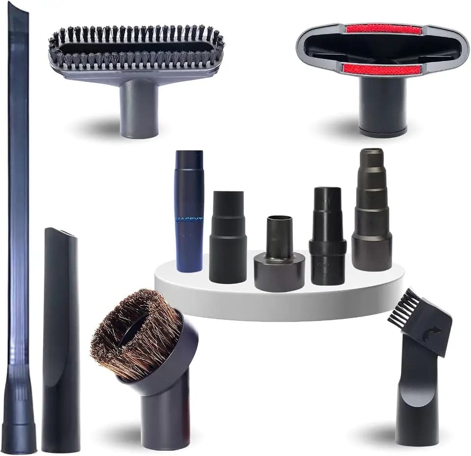 Replacement Vacuum Attachments, Brushes & Universal Hose Adapter Kit