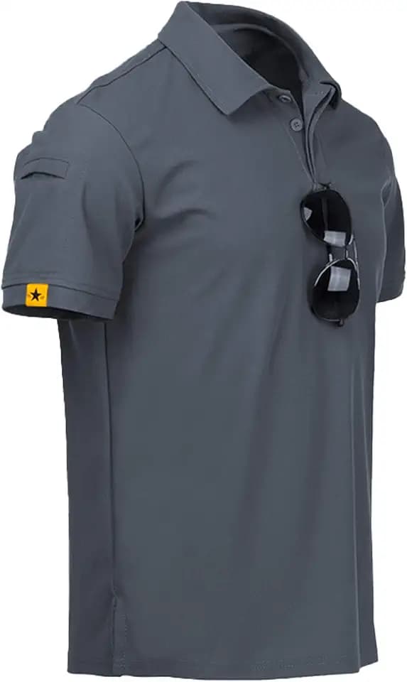 ZITY Mens Polo Shirt Short Sleeve Moisture Wicking Athletic Golf Polos