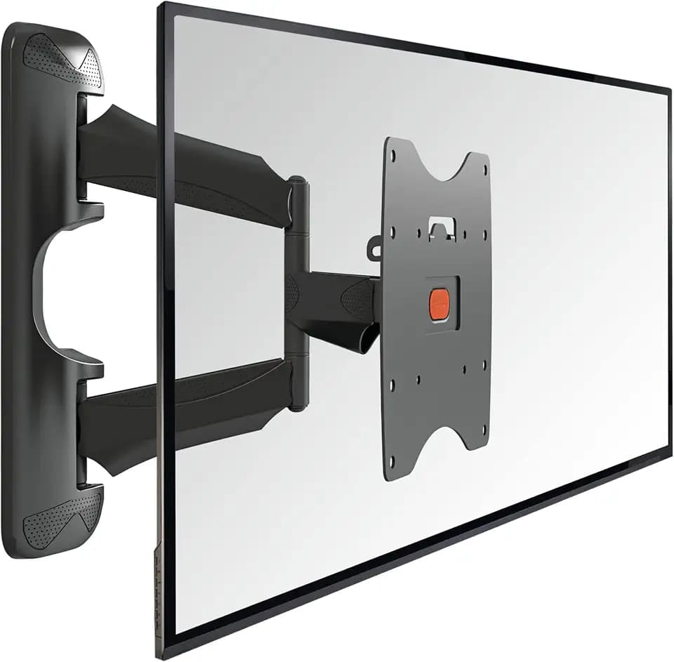 Vogel's Base 45S schwenkbare TV Wandhalterung für 19-43 Zoll Fernseher, max. 20 kg, bis zu 180° Schwenkbar, neigbar, Fernsehhalterung, max. VESA 200 x 200, Universelle Kompatibilität, TV Halterung