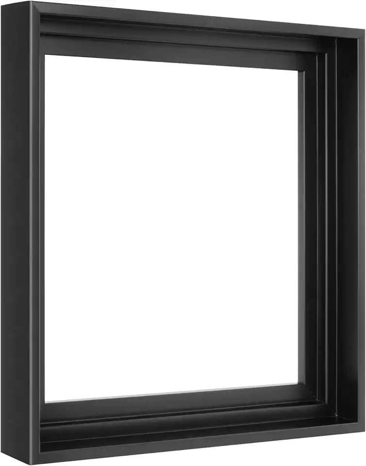 MCS Canvas Float Frame, 12x12, Black, 1-Pack