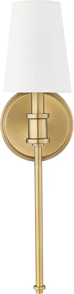 ML Lighting 16101-VB 1-Light Wall Sconce in Vintage Brass Finish