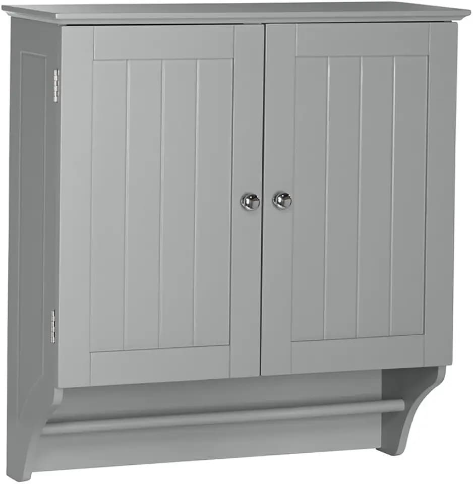 RiverRidge Ashland Collection Two-Door Wall, Gray Cabinet,Grey