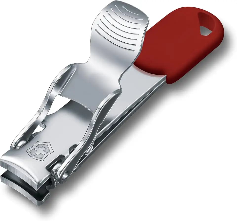 Victorinox Nagelknipser, Edelstahl Nagelschneider & Nagelzwicker, Rot