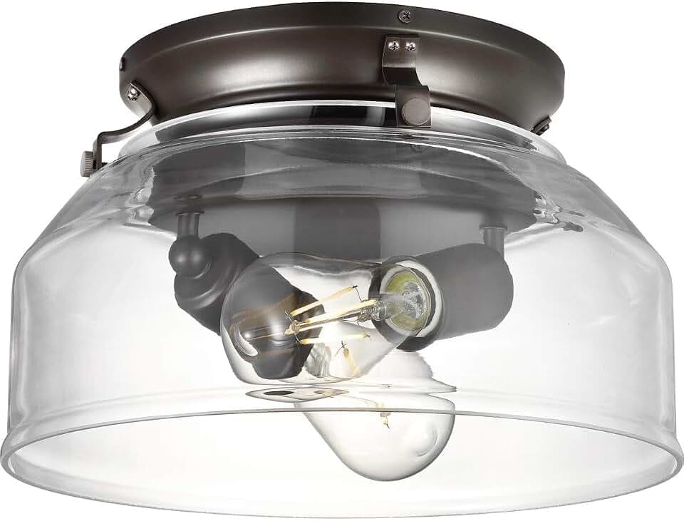 Progress Lighting Springer 11.9" Ceiling Fan Light Kit, Bronze