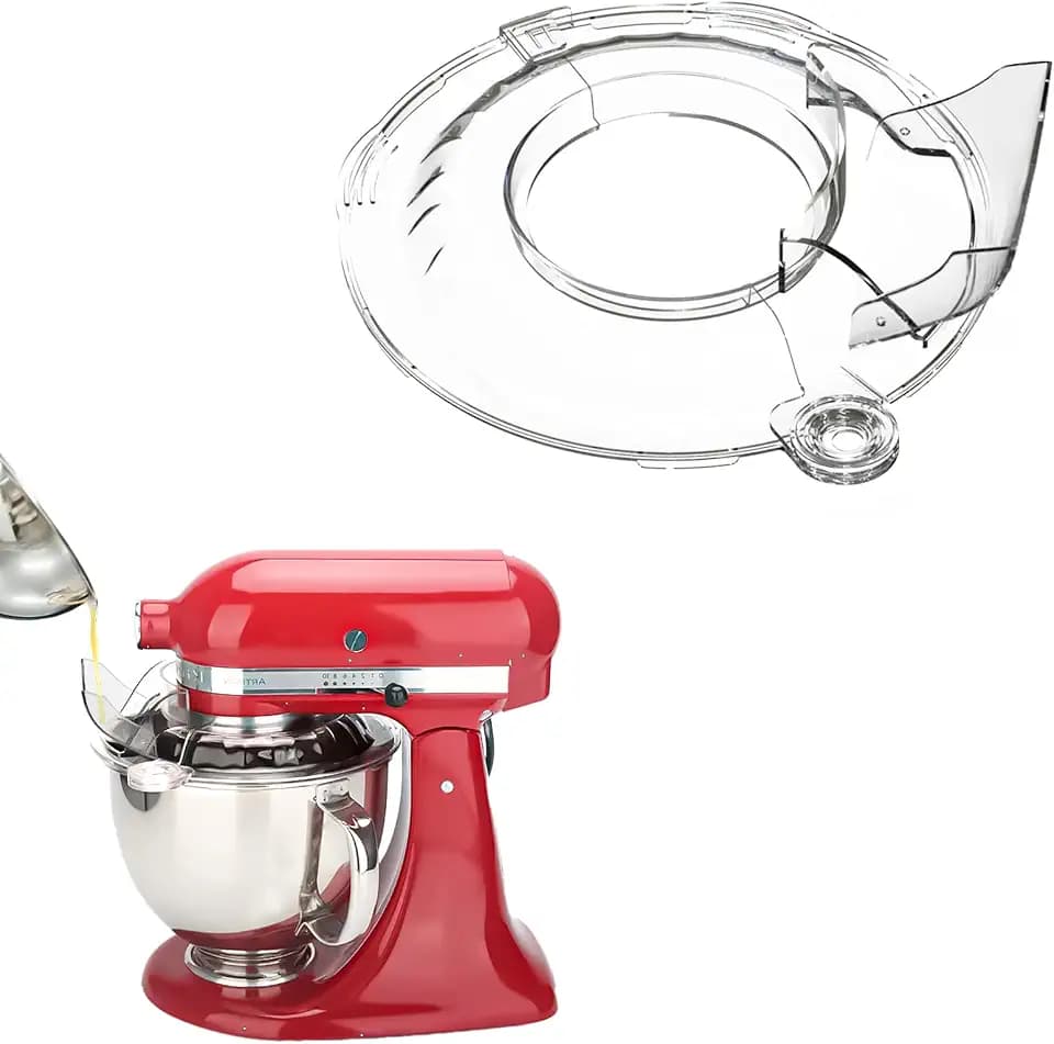Pouring Shield for KitchenAid Tilt Head 4.5-5QT Stainless Steel (Only)