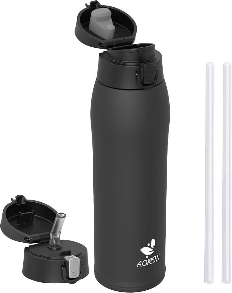 AORIN Trinkflasche Edelstahl Isolierflasche Thermosflasche 500/750/950ml