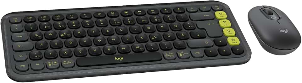 Logitech POP ICON COMBO, Bluetooth-Tastatur-Maus-Set