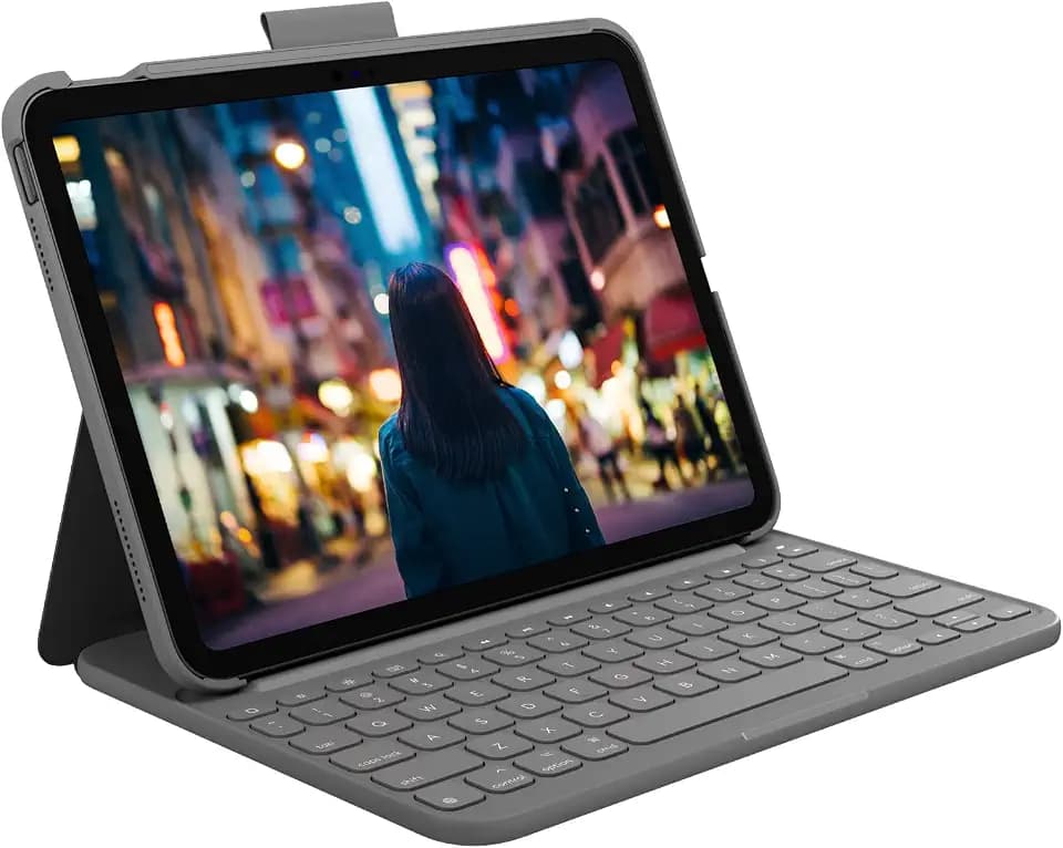 Logitech Schlank Folio Tastatur Case - FRA AZERTY