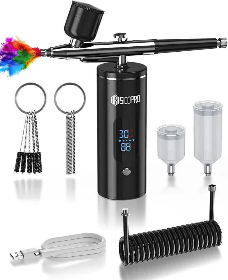 Airbrush for Nails, Cordless Nail Airbrush Machine with Compressor