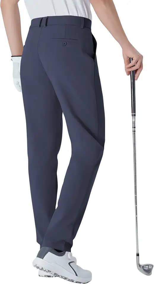 Men's Tall Golf Pants 32"/34" 36"/38" Stretch Lightweight Casual Trousers