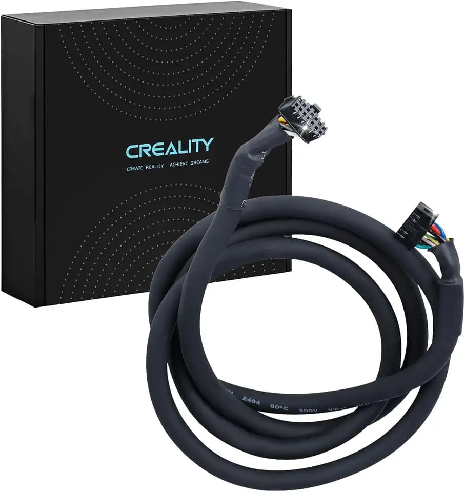 Creality K2 Pro Print Head Cable, High-Temp Hotend Mainboard Connector Wire, Resistant FPC Flat Cable Replacement, OEM Compatible Plug & Play and Quick Replacement Parts for Creality K2 Pro 3D Printer