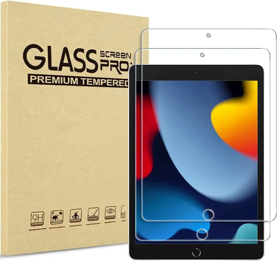 ProCase 2 Stück Schutzfolie für 10,2 Zoll iPad 9/8 / 7 Generation 2021/2020/2019