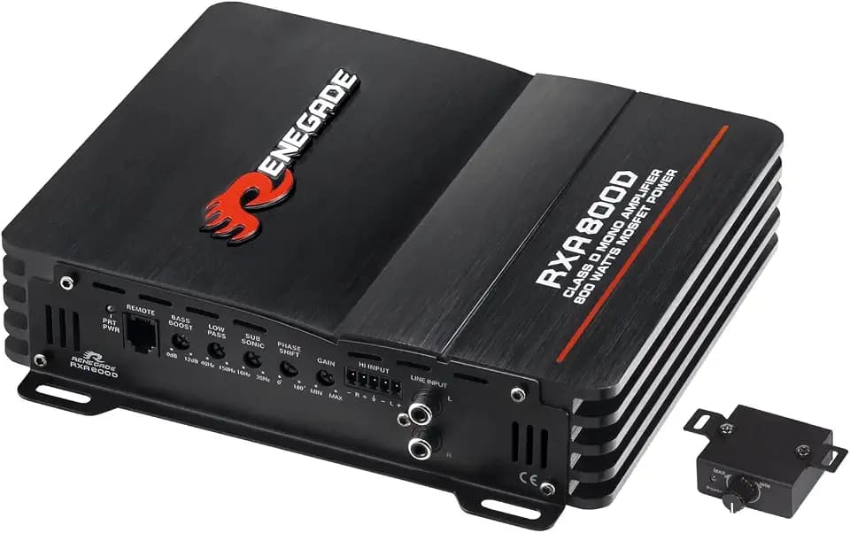 Renegade RXA800D - Class D Mono Verstärker Endstufe 1-Kanal